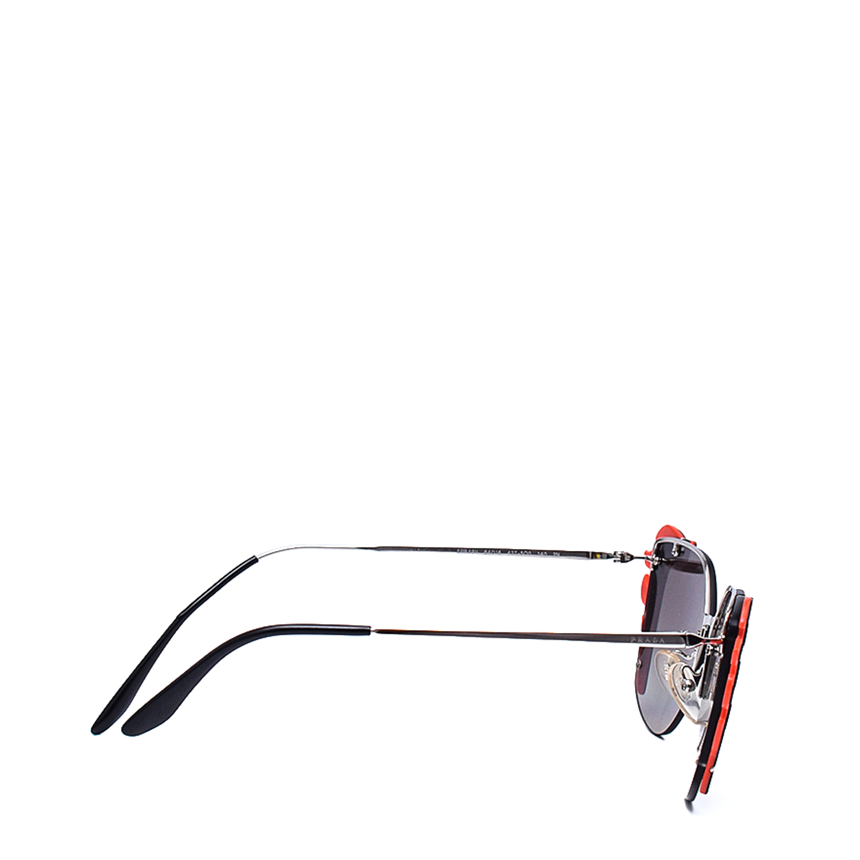 Prada - Black & Red Flame Cat-eye Sunglasses